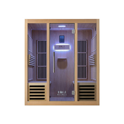 Sauna Kiva Rise - Para 4 pessoas Infravermelho Longo (FIR)