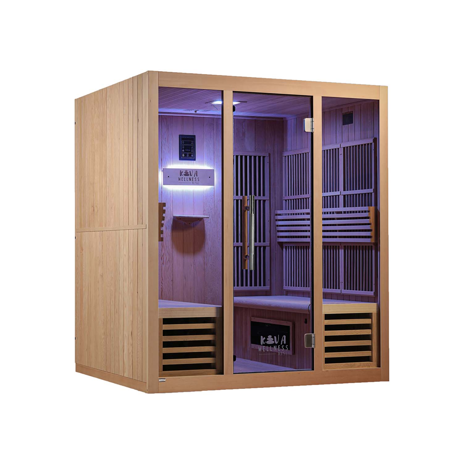 Sauna Kiva Rise - Para 4 pessoas Infravermelho Longo (FIR)