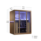 Radiance 3 Person Full Spectrum Infrared Sauna