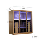Radiance 4 Person Full Spectrum Infrared Sauna