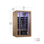Rise Far-Infrared Sauna 2 Person