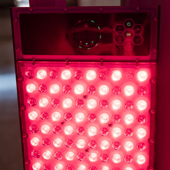 Painel de atualização para terapia de luz vermelha Radiance Sauna