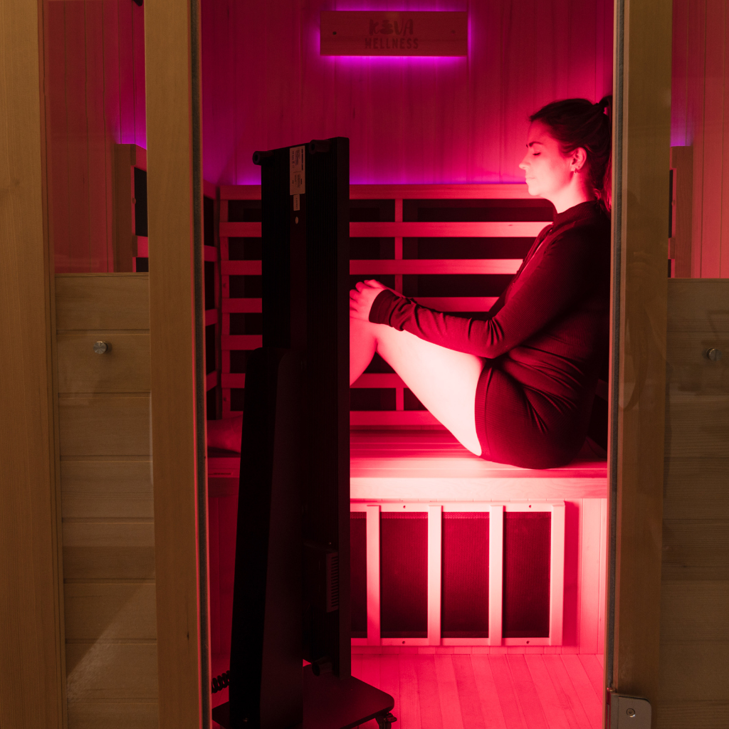 Painel de atualização para terapia de luz vermelha Radiance Sauna